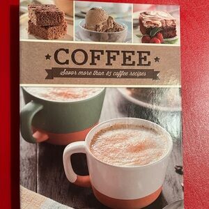 Coffee Recipe Book with Green and Brown Cover